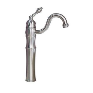 Barclay Products Afton Single Hole 1 Handle High Arc Bathroom Vessel Faucet in Brushed Nickel DISCONTINUED I905 BN