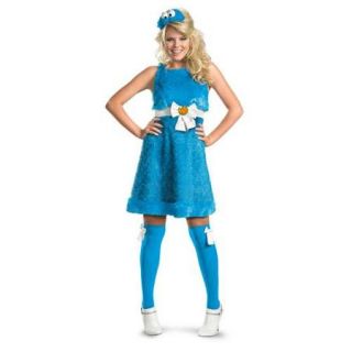 Womens Adult Cookie Monster siz Small Halloween Costume 4 6
