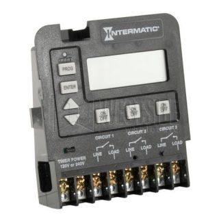 Intermatic P1353ME Timer, 3 Circuit Pool & Spa Digital Control Timer