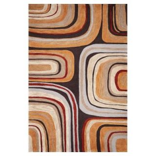 Kas Rugs Abstract Keys Earthtone 7 ft. 9 in. x 9 ft. 9 in. Area Rug MIA212379X99