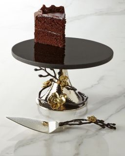 Michael Aram Rock Cake Stand & Server