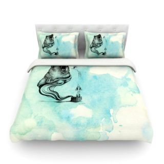 Hot Tub Hunter III by Graham Curran Featherweight Duvet Cover by KESS