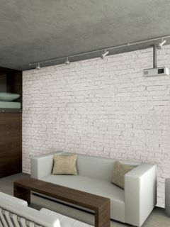Distressed Brick Wall Mural by 1wall
