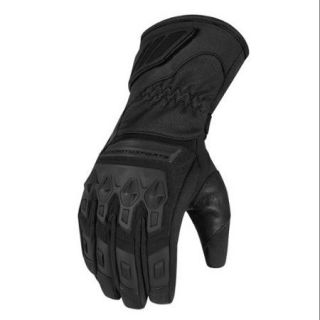 Icon Citadel Waterproof Long Gloves Black LG