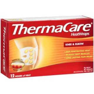 Thermacare Knee & Elbow Pain Therapy Heatwraps 2 Ct