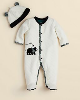Little Me Infant Boys' Woodland Bear Footie & Hat   Sizes 3 9 Months