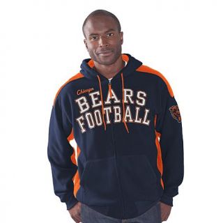 Officially Licensed NFL Snap Shot Polar Fleece Full Zip Hoodie   Bears   7757855