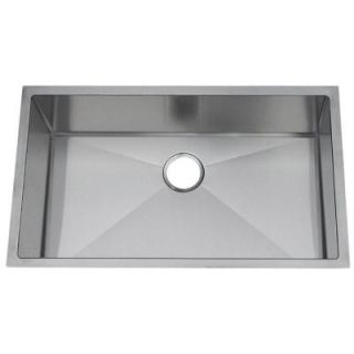 Frigidaire Professional Undermount Stainless Steel 31 1/2x18 1/2x10 in. 0 Hole Single Bowl Kitchen Sink FPUR3219 D10
