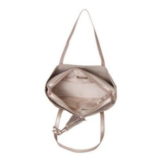 Womens BUCO Handbags Small Lace Tote KE 20803 Champagne   17222157