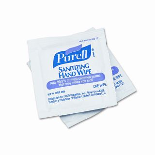 Premoistened Sanitizing Hand Wipes, Towelettes Individually Wrapped
