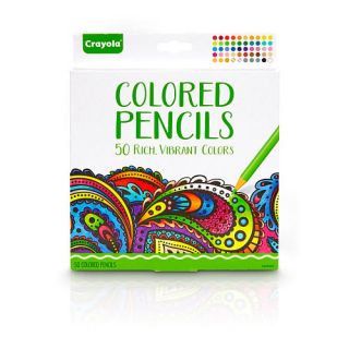 Crayola Aged Up Colored Pencils   50 Count    Crayola