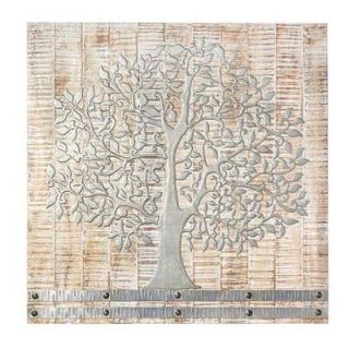 Home Decorators Collection 36 in. H x 36 in. W "Silver Arbor Tree of Life" Wall Art 7510900250