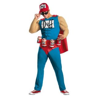 Mens The Simpsons   Duffman Classic Muscle Costume