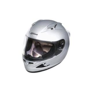 XPEED XF 708 Solid Motorcycle Helmet Silver SM