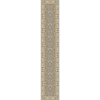 Safavieh Lyndhurst Light Blue and Ivory Rectangular Indoor Machine Made Runner (Common 2 x 16; Actual 27 in W x 192 in L x 0.5 ft Dia)