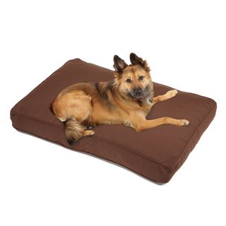 Sweet Dreams Brown Indoor/ Outdoor Corded Sunbrella Fabric Pet Bed