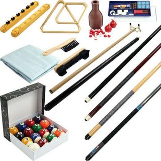 Trademark 32 Piece Billiards Accessories Kit for Pool Table