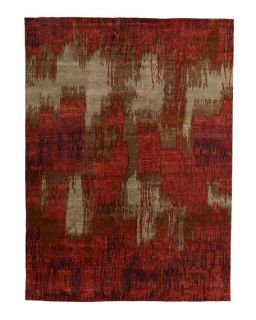 Josie Natori Brick Brushstroke Rug