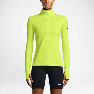 Nike Pro Hyperwarm Stripe Half Zip Womens Training Top.