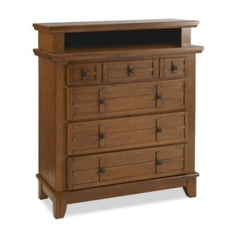 Home Styles TV Media Chest Cottage in Oak Finish 5180 041