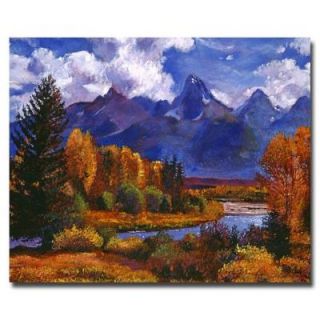 Trademark Fine Art 26 in. x 32 in. River Valley Canvas Art DLG0049 C2632GG