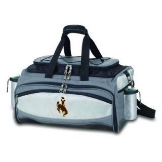 Picnic Time Wyoming Cowboys   Vulcan Portable Propane Grill and Cooler Tote by Picnic Time with Digital Logo 770 00 175 694