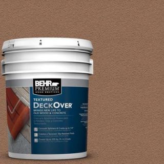 BEHR Premium Textured DeckOver 5 gal. #SC 152 Red Cedar Wood and Concrete Coating 500505
