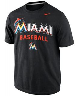 Nike Mens Miami Marlins Away Practice T Shirt   Sports Fan Shop By