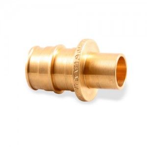 Uponor Wirsbo LF4507550 ProPEX LF Brass Fitting Adapter, 3/4" PEX x 1/2" Copper