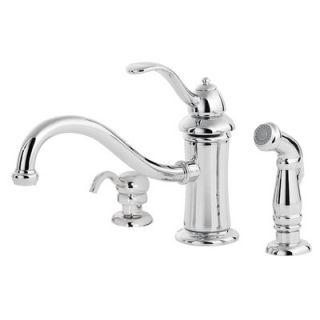 Marielle Single Handle Deck Mounted Kitchen Faucet with Sidespray and
