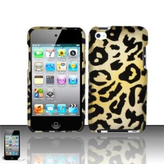 Insten For iPod Touch 4 Rubberized Design Case   Cheetah