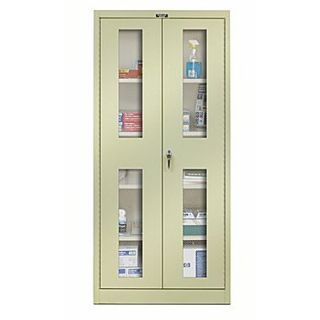 Hallowell 400 Series 2 Door Storage Cabinet; Parchment