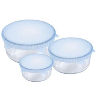 Chef Buddy Universal Reusable Silicone Food Covers (Set of 3) 82 L036A