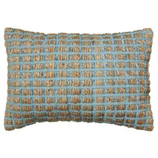 LR Resources Contemporary 16 in. x 24 in. Blue Rectangle Decorative Indoor Accent Pillow PILLO07241BLUGOPL