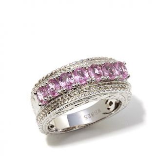 Generations® 1912   0.84ct Pink Sapphire Sterling Silver Band Ring   7923739