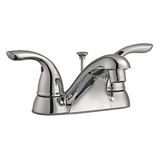 Design House Ashland Double Handle Bathroom Faucet; Polished Chrome