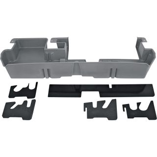 DU-HA Truck Storage System — Toyota Tundra Double Cab, Fits 2007-2014 Models With Subwoofer, Dark Gray, Model# 60062  Interior Storage