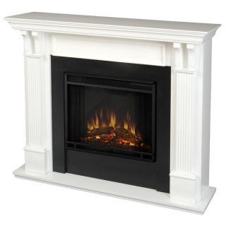 Real Flame Ashley White Electric 48.3 inch Fireplace   14105096
