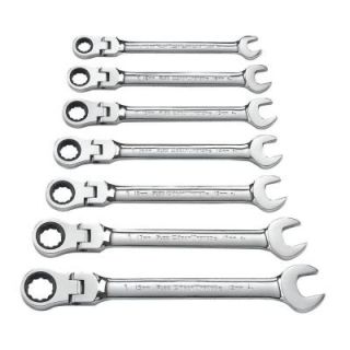 GearWrench Flexible Combination Ratcheting Wrench Set (7 Piece) 9907
