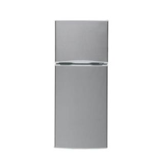 Equator  Midea 12 cu. ft. Top Freezer Apartment Refrigerator in Stainless Steel RF423FW  1220 SS