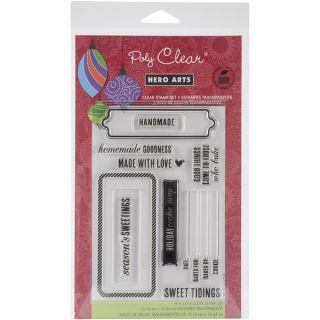 Hero Arts Clear Stamps 4X6 Sheet Seasons Sweetings   16839598