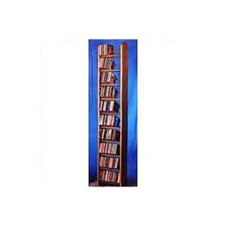 Wood Shed 1000 Series 260 CD Backless Dowel Multimedia Storage Rack; Clear