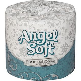 Angel Soft Professional Series Bath Tissue, White, 2 Ply, 40 Rolls/Case, 450 Sheets/Roll (16840/16640)