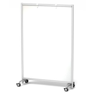 Double Sided Mobile Dry Erase Free Standing Whiteboard, 6 x 4 by