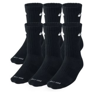 Nike Dri FIT Cushion Crew Training Socks (Large/6 Pair).
