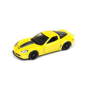 Auto World 164 Diecast Vehicle   Licensed   2011 Callaway Corvette Yellow with Black stripes (Road & Track)    Round 2 LLC