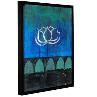 ArtWall Elana Ray  Lotus Blossom  Gallery Wrapped Floater Framed