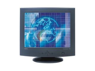 NEC Display Solutions AS700 BK Black 17" CRT Monitor 0.27mm Dot Pitch D Sub