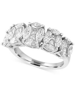 EFFY Diamond Five Stone Ring (2 1/4 ct. t.w.) in 14k White Gold