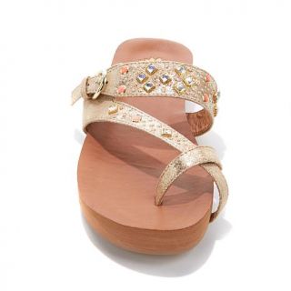 Yellow Box® "Kumquat" Toe Ring Comfort Sandal   8032315